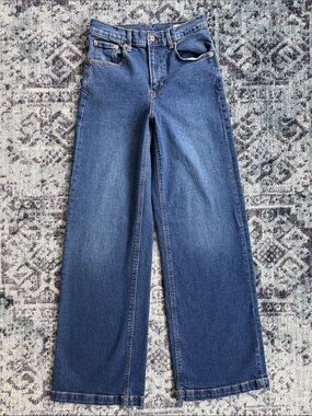 Gap Wide-Leg Women's Jeans in Dark Blue